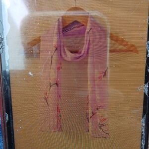 Floral Pink Scarf